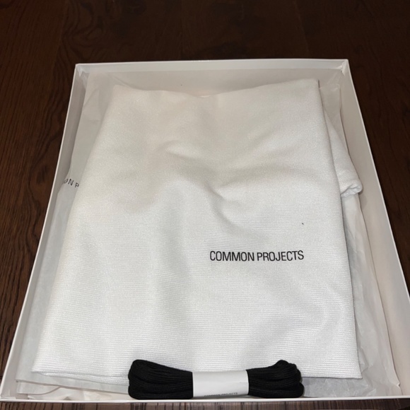 COMMON PROJECTS - BLACK LEATHER HIKING BOOTS - SIZE 39 - Picture 4 of 6